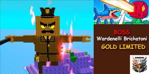 💎✨ ¡OFFER! Gold Wardenelli Brickatoni 💎 Exclusive Brainrot Boss | Random | Plants vs Brainrots ⚡ Easy, Safe & Fast Delivery 🚚 | trusted