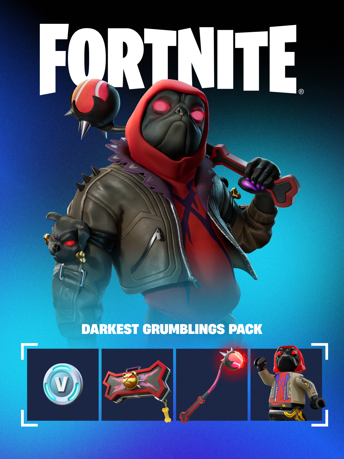 Darkest Grumblings Pack + 600 V-bucks [ PC/PS/XBOX ]