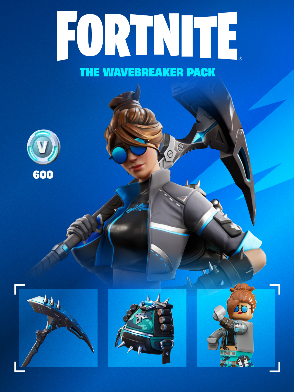 The Wavebreaker Pack + 600 V-bucks [ PC/PS/XBOX ]