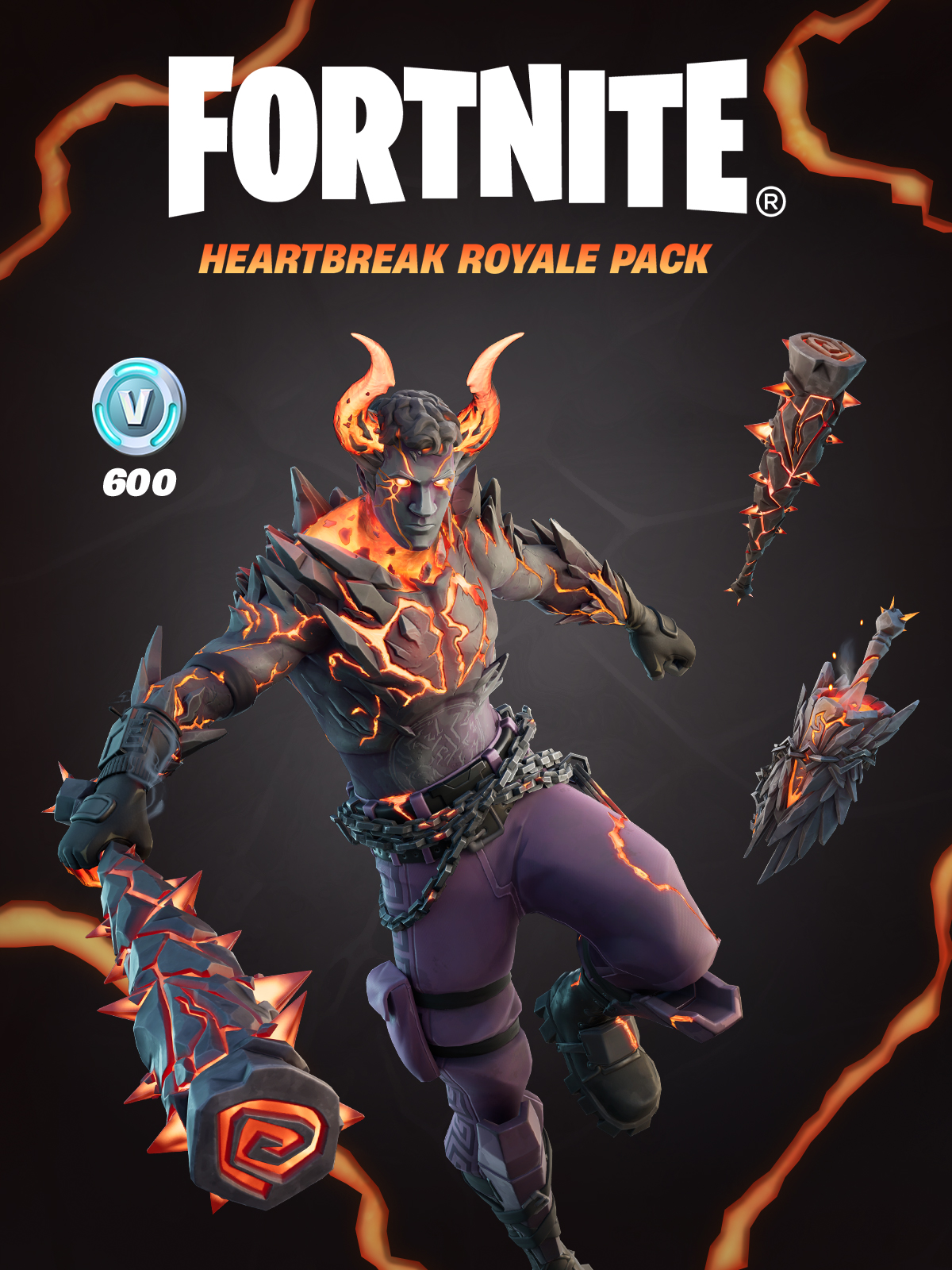 Heartbreak Royale Pack + 600 V-bucks [ PC/PS/XBOX ]