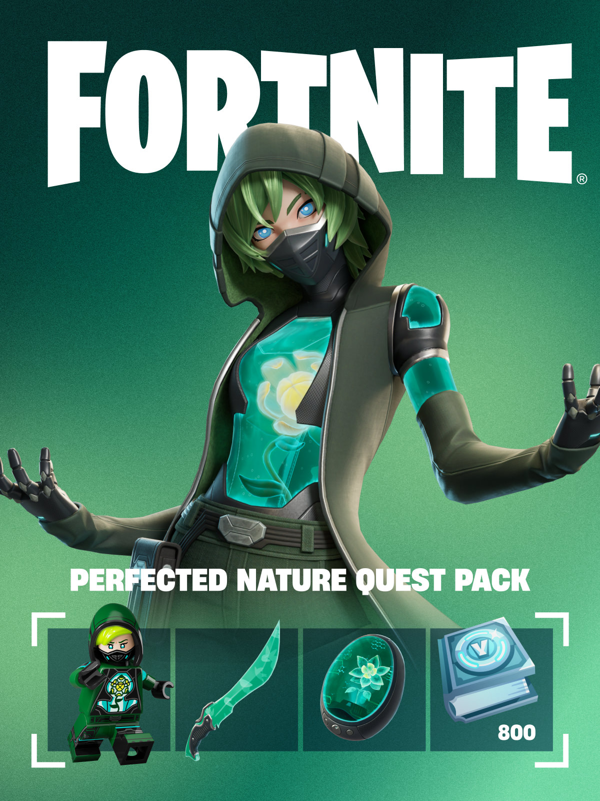 Perfected Nature Quest Pack + 800 V-bucks [ PC/PS/XBOX ]