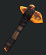 Ancient Amber Stone Hatchet