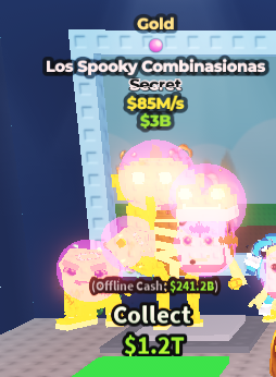 ✨ 85M/s ⭐ Gold Los Spooky Combinasionas - 1 Trait Secret | Steal A brainrot ⚡ FAST DELIVERY⚡