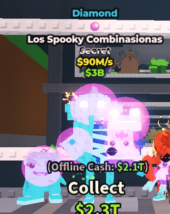 ✨ 90M/s 💎 Diamond Los Spooky Combinasionas - 1 Trait Secret | Steal A brainrot ⚡ FAST DELIVERY⚡