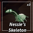 NESSIE'S SKELETON / SKELETAL NESSIE / NESSIES SKELETON / NESSIE SKELETON - FISCH