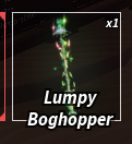 LUMPY BOGHOPPER - FISCH