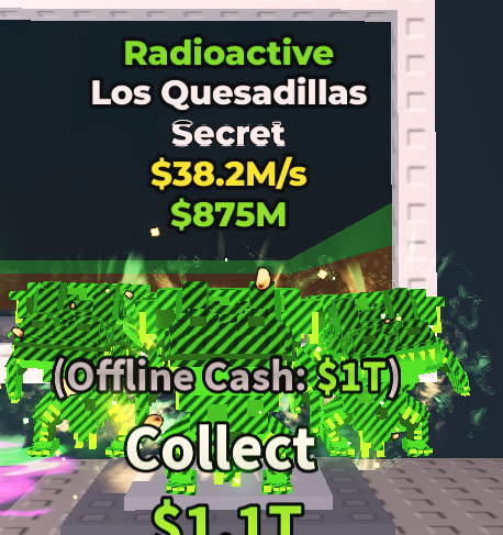 ✨ 38.2M/s ☢️ Radioactive Los Quesadillas Secret | Steal A Brainrot ⚡ FAST DELIVERY ⚡