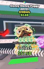 Steal A Brainrot > Money Money PUGGY | Random 100m/s+