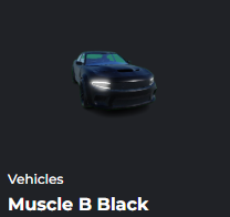 MUSCLE B BLACK - DA HOOD / DAHOOD / DH