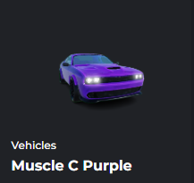 MUSCLE C PURPLE - DA HOOD / DAHOOD / DH