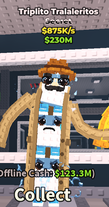 ✨ 875K/s ✨ Triplito Tralaleritos Secret | Steal A Brainrot ⚡ FAST DELIVERY⚡