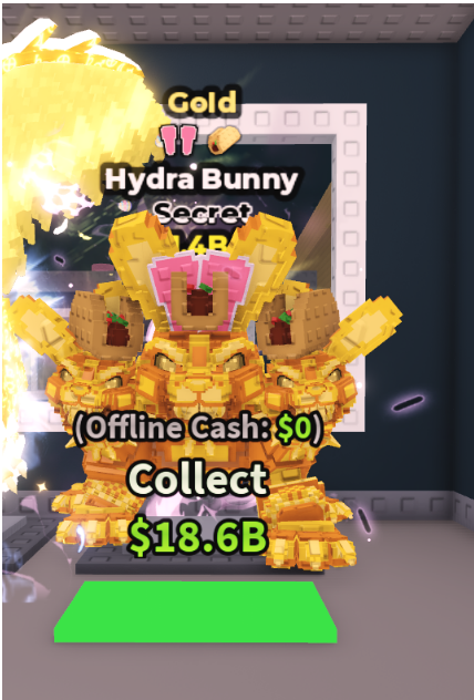 GOLD HYDRA BUNNY 1.4B/S (BUNNY + TACO) – STEAL A BRAINROT – FAST DELIVERY & TRUSTED #K3MP7L