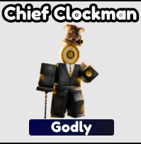 CHIEF CLOCK MAN GODLY - SKIBIDI TOWER DEFENSE / STD