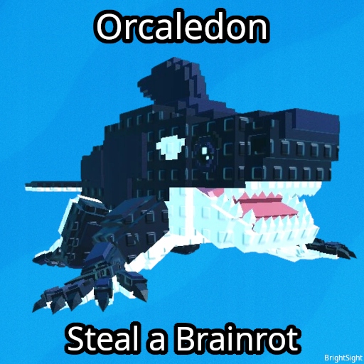 Orcaledon 500M/s + Above ✨ Cheapest Steal A Brainrot ✨ Instant Delivery 🚚