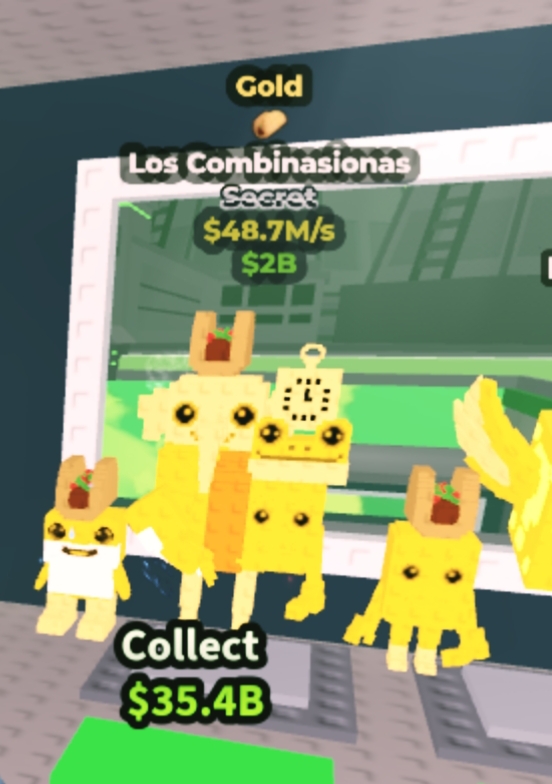 Gold Los Combinasionas  48.7 m/s