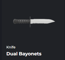 DUAL BAYONETS - DA HOOD / DH / DAHOOD