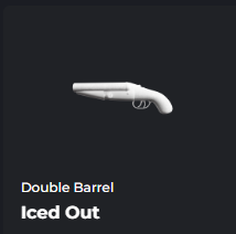 ICED OUT DB / ICED OUT DOUBLE BARREL - DA HOOD / DH / DAHOOD