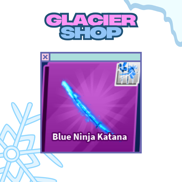 Blue Ninja Katana with Finisher ( Limited )