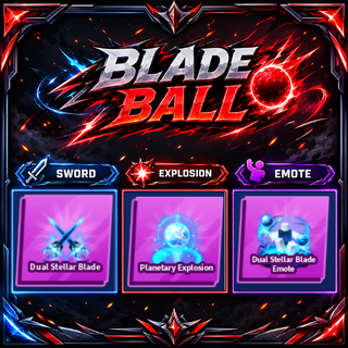[ Limited Set ]  Dual Stellar Blade + Explosion + Emote | FAST DELIVERY✅