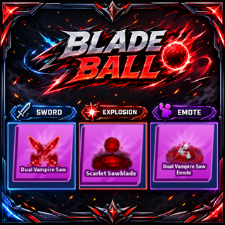 [ Limited Set ] Dual Vampire Saw + Explosion + Emote | FAST DELIVERY✅
