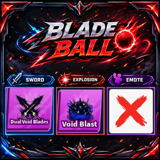 [ Limited Set ] Dual Void Blade + Explosion | FAST DELIVERY✅