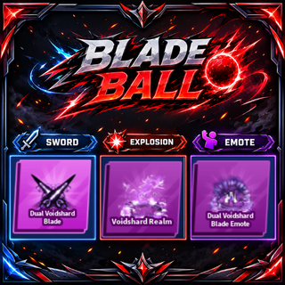 [ Limited Set ] Dual Voidshard Blade + Explosion + Emote | FAST DELIVERY✅