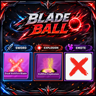 [ Limited Set ] Dual Voltfire Blade + Explosion  | FAST DELIVERY✅