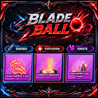 [ Limited Set ] Dual Voltfire Lash + Explosion + Emote | FAST DELIVERY✅