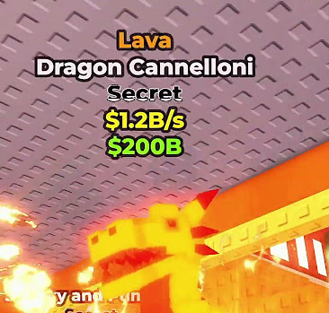 Lava Dragon Canneloni (Fast Delivery) Brainrot - Steal A Brainrot