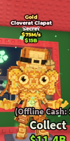 FAST RESPONSE | Gold Cloverat Clapat $75M/s | 1000% SAFE 🔒 #3373