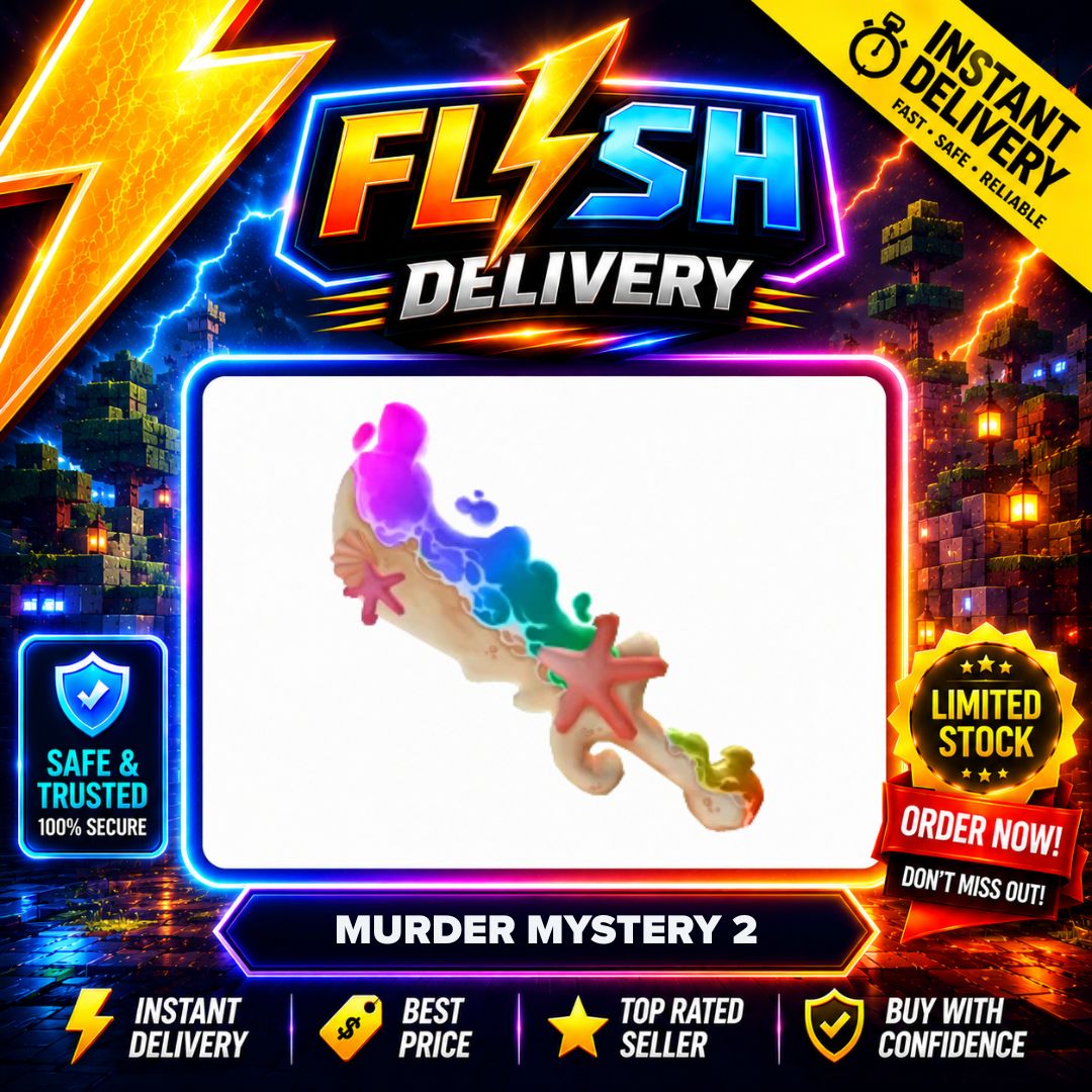 CHROMA BEACHY KNIFE - MURDER MYSTERY 2 / MM2