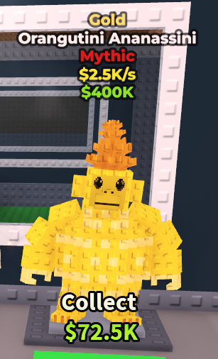 Gold Orangutini Ananassini