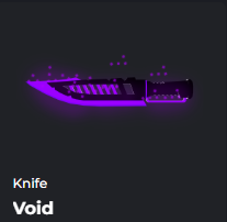 VOID KNIFE - DA HOOD / DAHOOD / DH