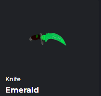 EMERALD KNIFE - DA HOOD / DAHOOD / DH