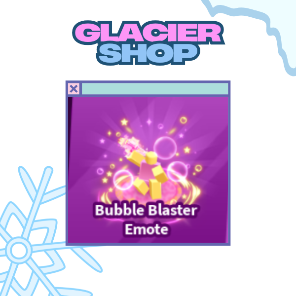 Bubble Blaster Emote ( Limited )