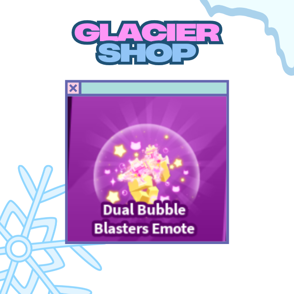 Dual Bubble Blasters Emote ( Limited )
