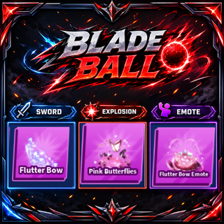 [ Limited Set ] Flutter Bow + Explosion + Emote | FAST DELIVERY✅