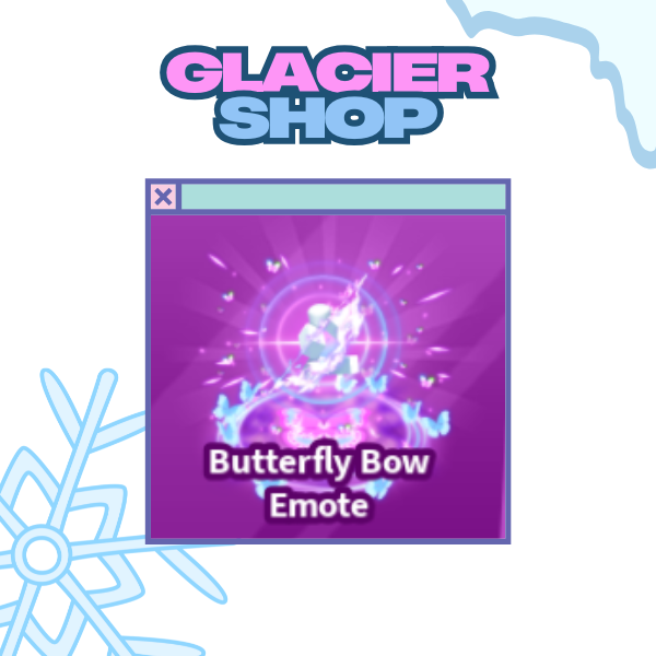 Butterfly Bow Emote ( Limited )