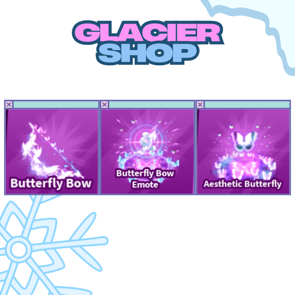 Butterfly Bow + Explosion + Emote ( Limited Set )