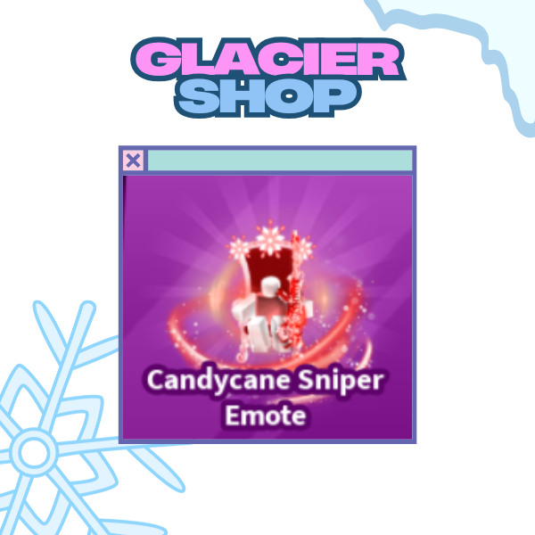 Candycane Sniper Emote ( Limited )