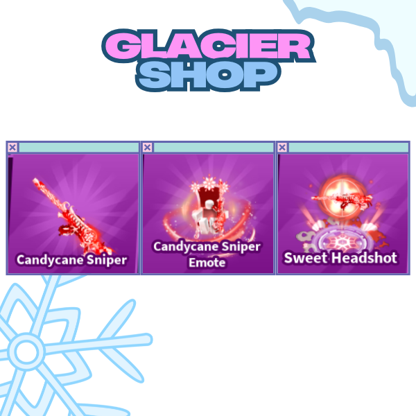 Candycane Sniper + Explosion + Emote ( Limited Set )