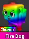 Fire Dog Chroma Pet | Murder Mystery 2 ⚡ Fast Delivery ⚡