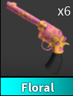 x1 Floral Gun | Murder Mystery 2 ⚡ Fast Delivery ⚡