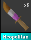 x1 Neopolitan Knife | Murder Mystery 2 ⚡ Fast Delivery ⚡