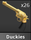 x1 Duckies Gun | Murder Mystery 2 ⚡ Fast Delivery ⚡