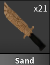 x1 Sand Knife | Murder Mystery 2 ⚡ Fast Delivery ⚡