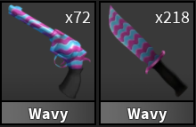 Wavy Set ( x1 Gun + x1 Knife ) | Murder Mystery 2 ⚡ Fast Delivery ⚡
