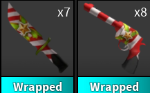 Wrapped Set ( x1 Knife + x1 Gun ) | Murder Mystery 2 ⚡ Fast Delivery ⚡