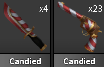 Candied Set ( x1 Knife + x1 Gun ) | Murder Mystery 2 ⚡ Fast Delivery ⚡
