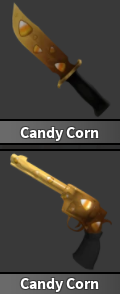 Candy Corn Set ( x1 Knife + x1 Gun ) | Murder Mystery 2 ⚡ Fast Delivery ⚡